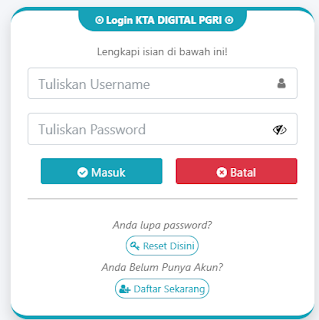 Register PGRI Kab. Lebak - Persatuan Guru Republik Indonesia Cabang Kab. Lebak